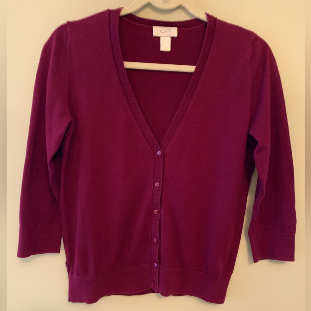 AnnTaylor Loft 3/4 Sleeve Cardigan